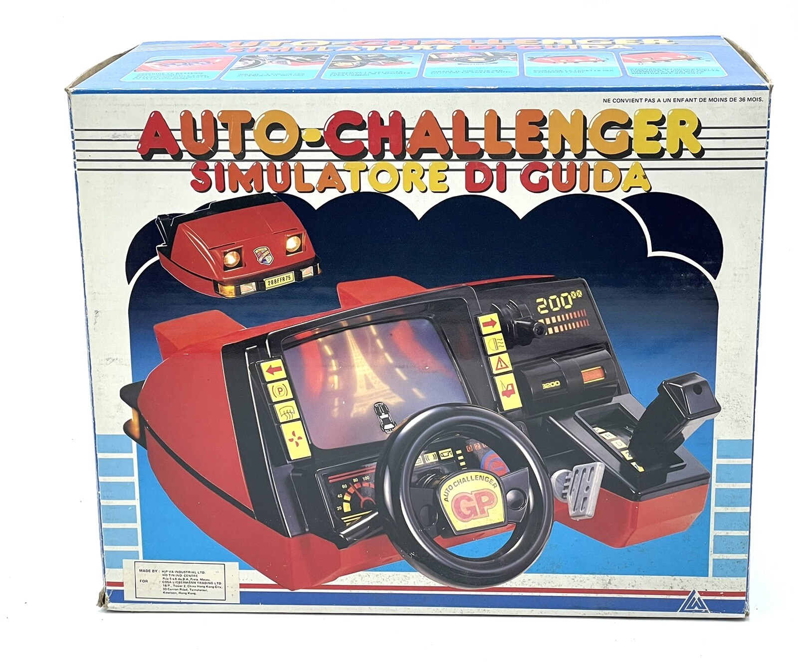 80s# DASHBOARD car challenger gp Racing Liwaco Ferrari Racing Cockpit Turbo #Nu
