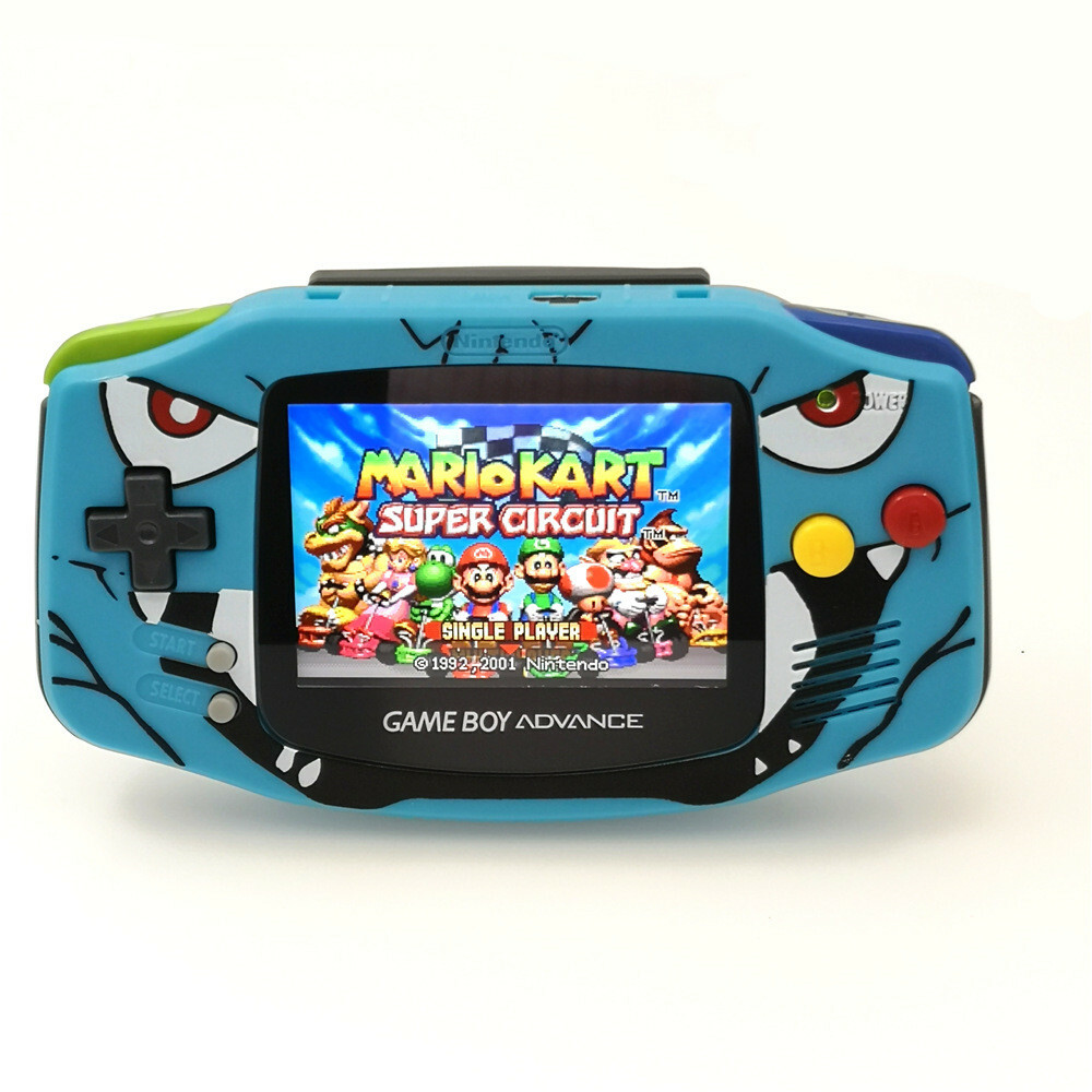Game Boy Advance Console with iPS Backlight Backlit LCD Console – Bulbasur