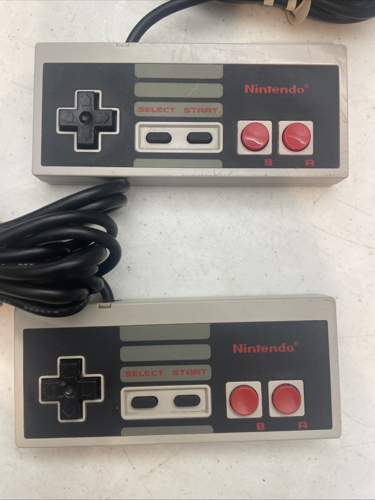 Nintendo Console Bundle 7 Games 2 Controllers Tested Nes-001 Dr. Mario, Rampage