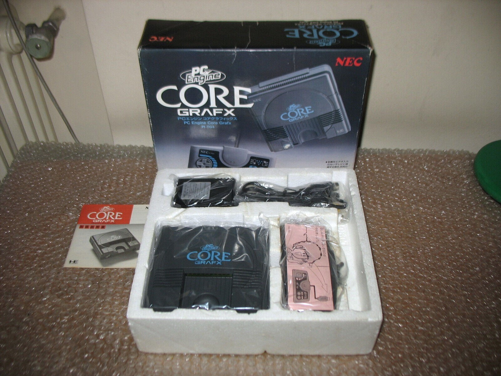 BOXED PC ENGINE CORE GRAFX 1 CONSOLE JAP IMPORT!