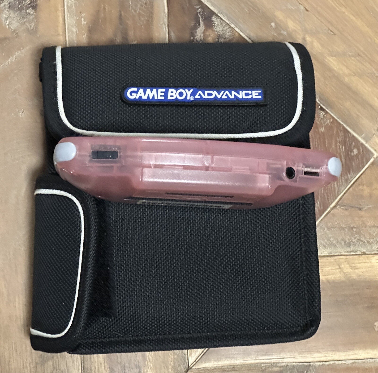 Nintendo Game Boy Advance Pink AGB-001 w/3 games and carry case TESTED & WORKS