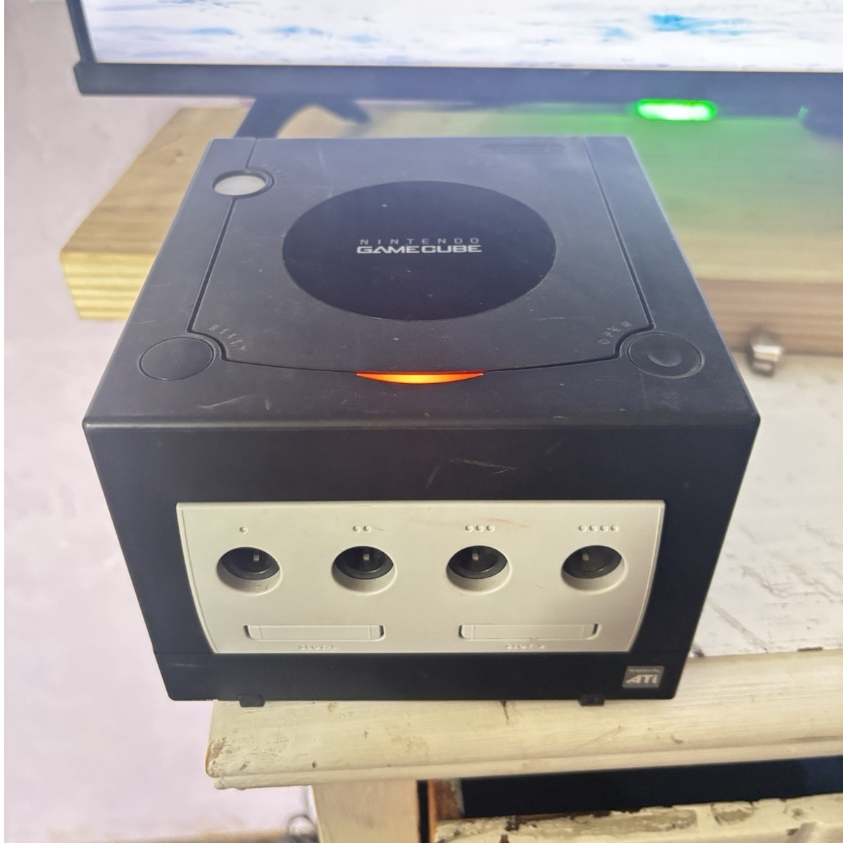 Nintendo GameCube DOL-001 Black/Silver NTSC-U/C Composite RCA ATI Console