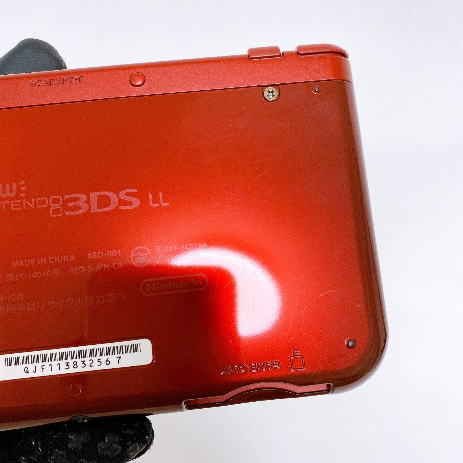 New Nintendo 3DS LL XL Metallic Red Console Stylus Japan Tested Working Rank S