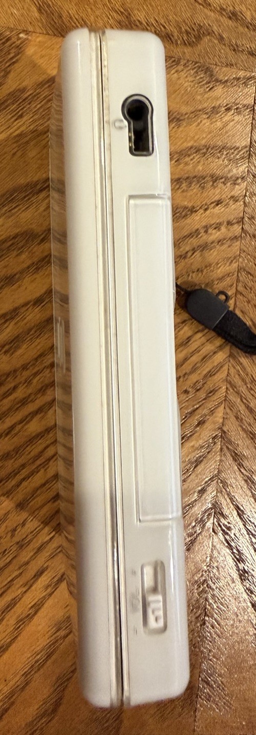 Nintendo DS Lite Console USG-001 w/ Hard Case Polar White No Charger Works