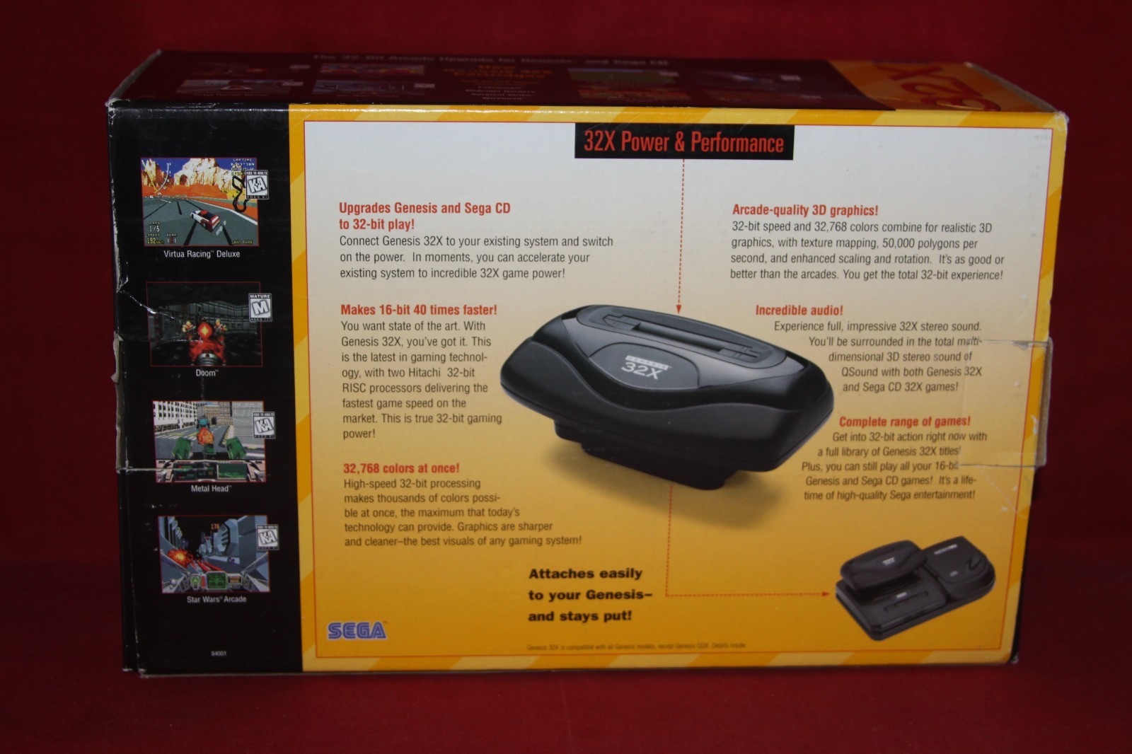 Sega Genesis 32x Console, MK-84000