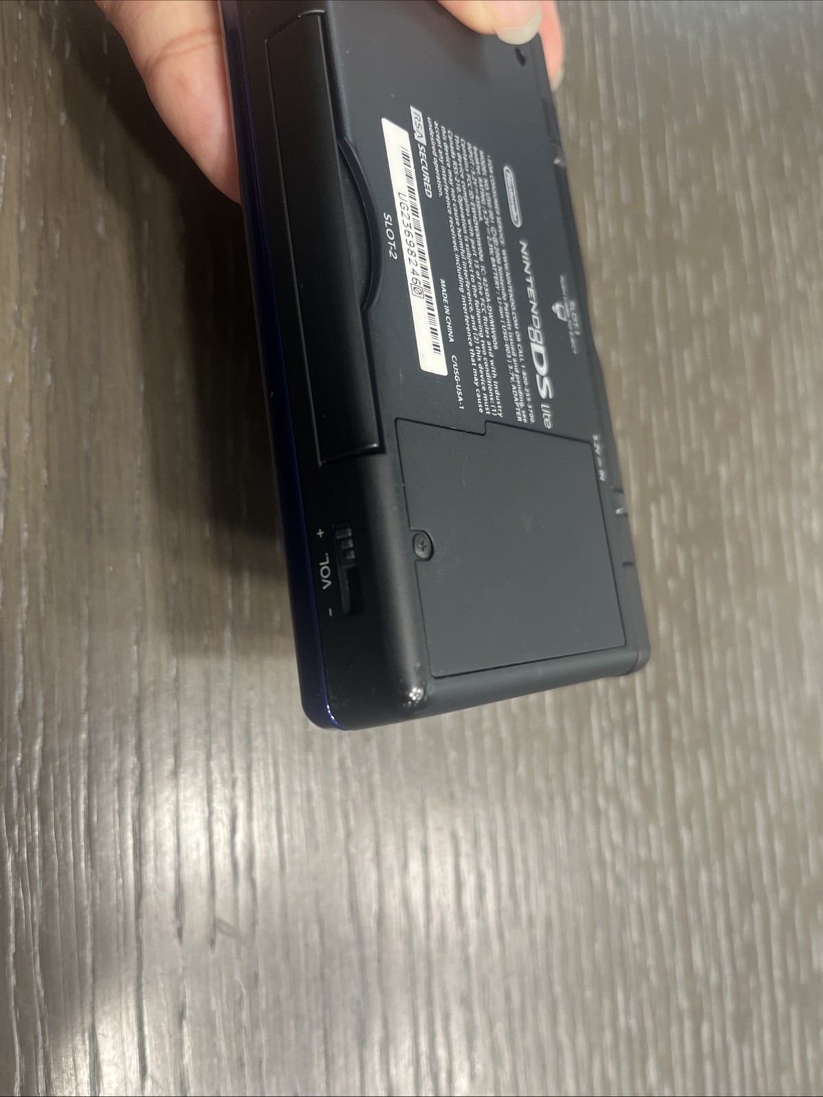 Nintendo DS Lite Handheld System – Cobalt/Black CIB NO charger PLEASE READ BELOW