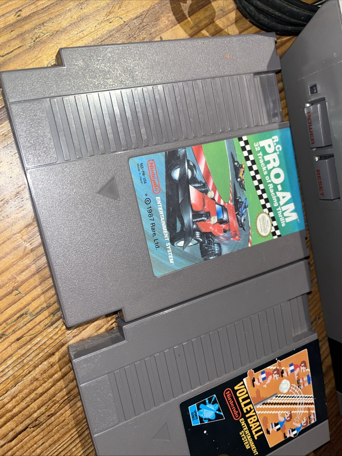 Nintendo NES System Bundle – Oem Power Cord + Authentic Games – Tested – VIDEO