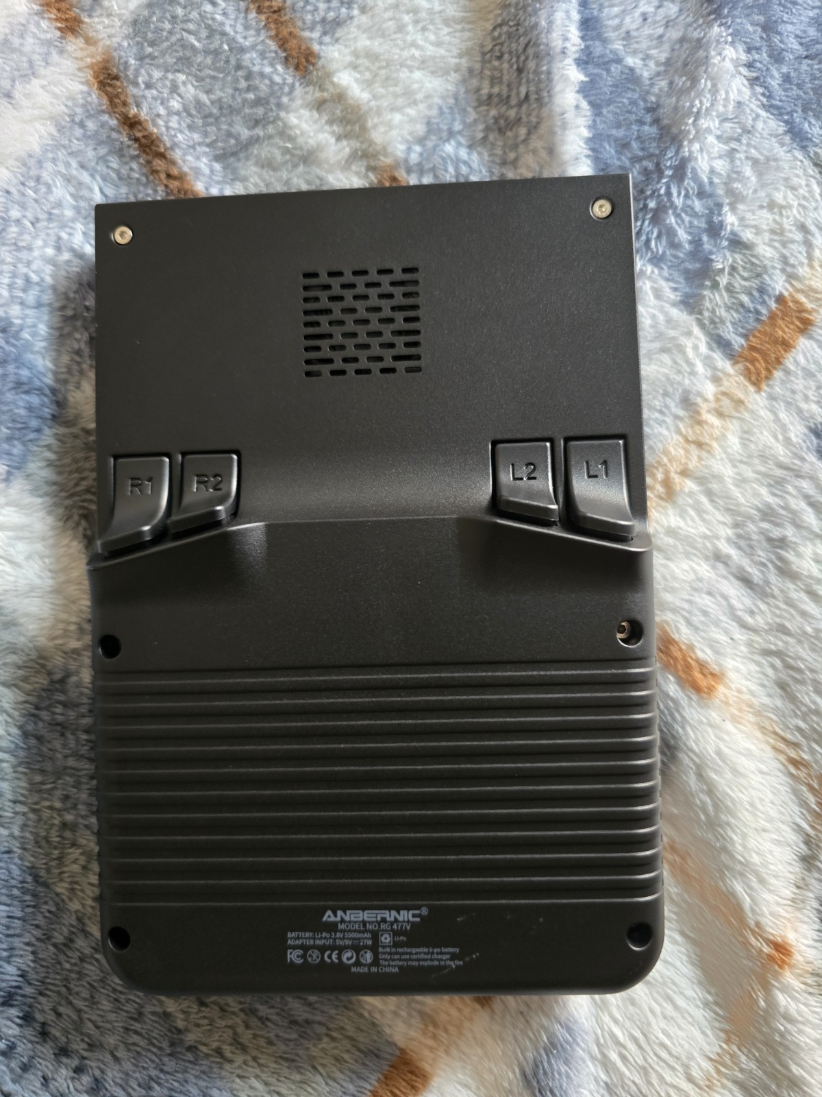 ANBERNIC RG477V 12GB/256GB Black with accessories