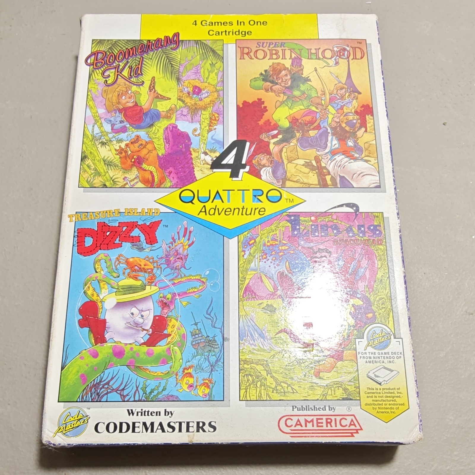 Nintendo NES-001 Console with Controller and 6 Game Cartridges