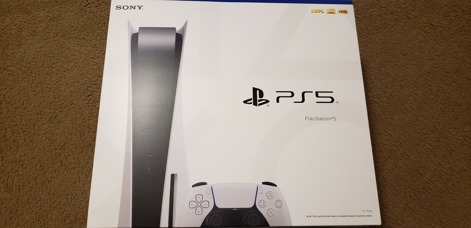 BRAND NEW!! Sony PS 5 console with 2 games plus 12 months of playstation plus.