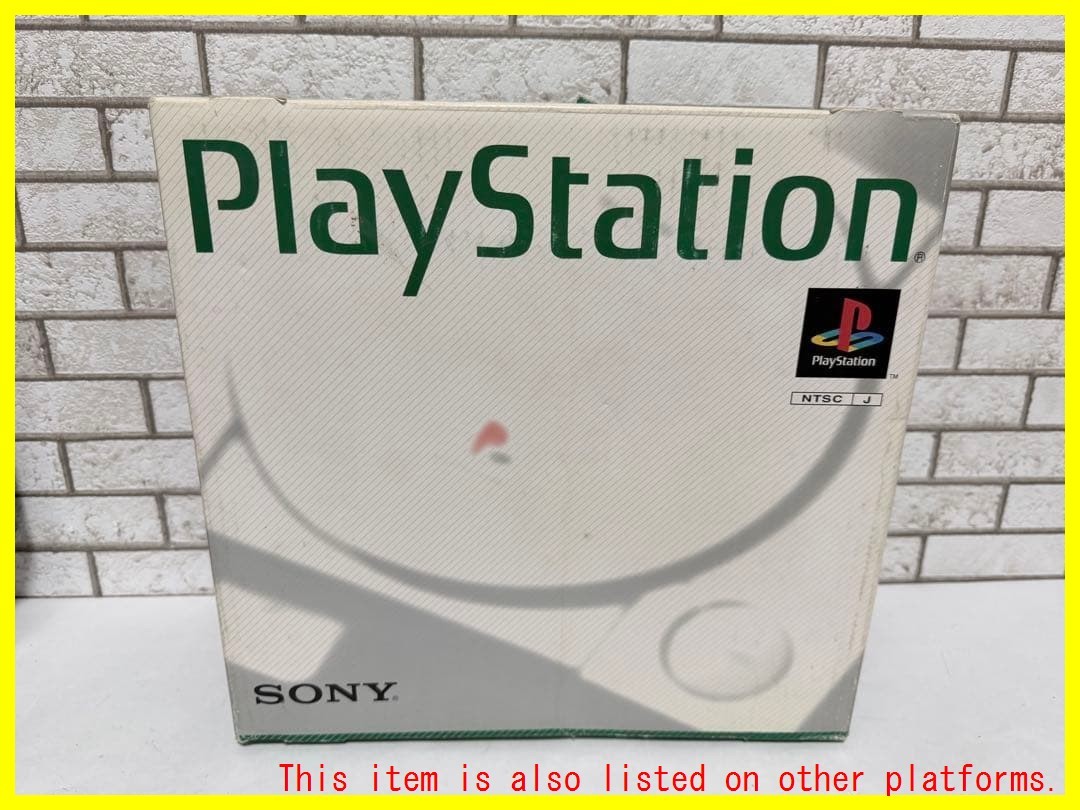 Sony PlayStation PS1 SCPH-5500 Console CIB w/ 3 Games Tested Working Japan