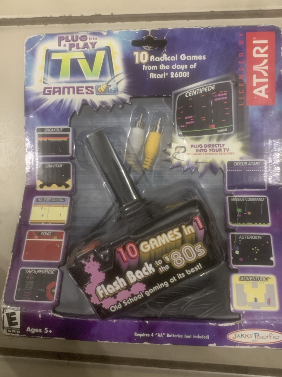 Atari Flashback 80’s Plug & Play TV Games Set 10 Classic Titles NEW SEALED