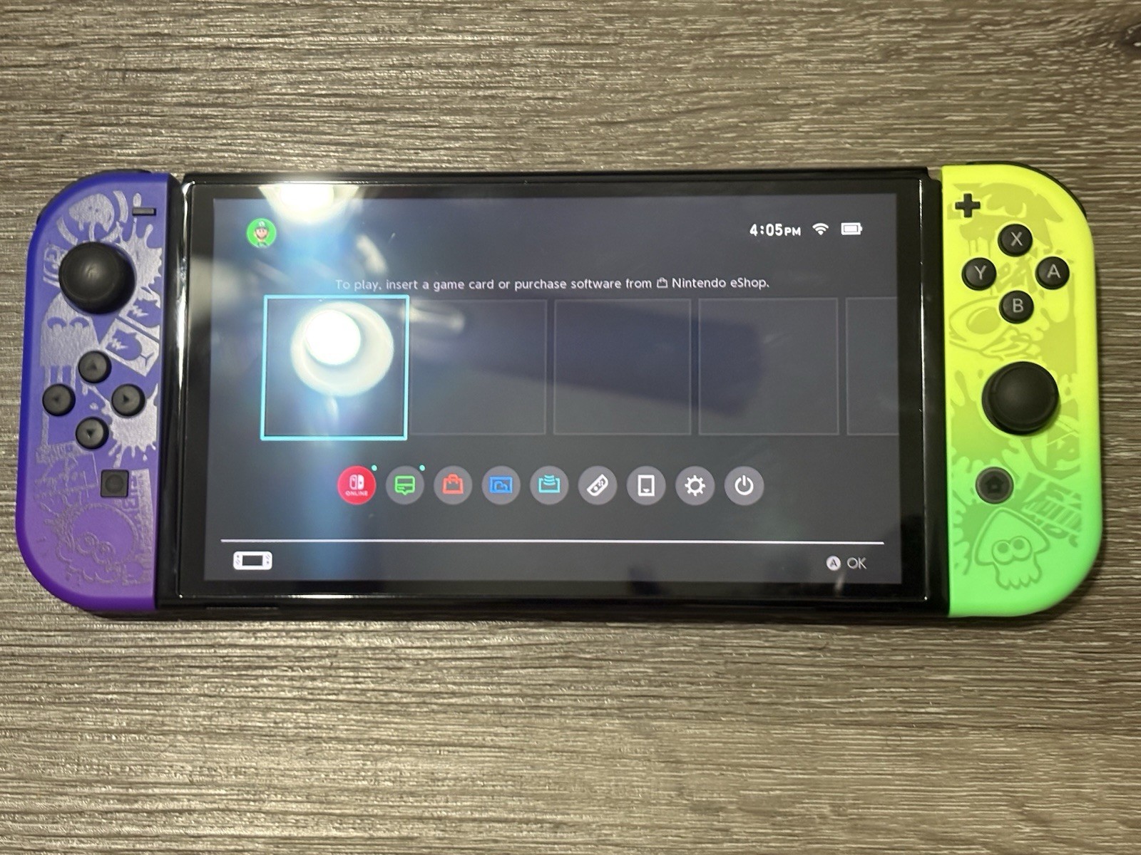 Nintendo Switch OLED Splatoon 3 Edition Console (Doesn’t come with charger)