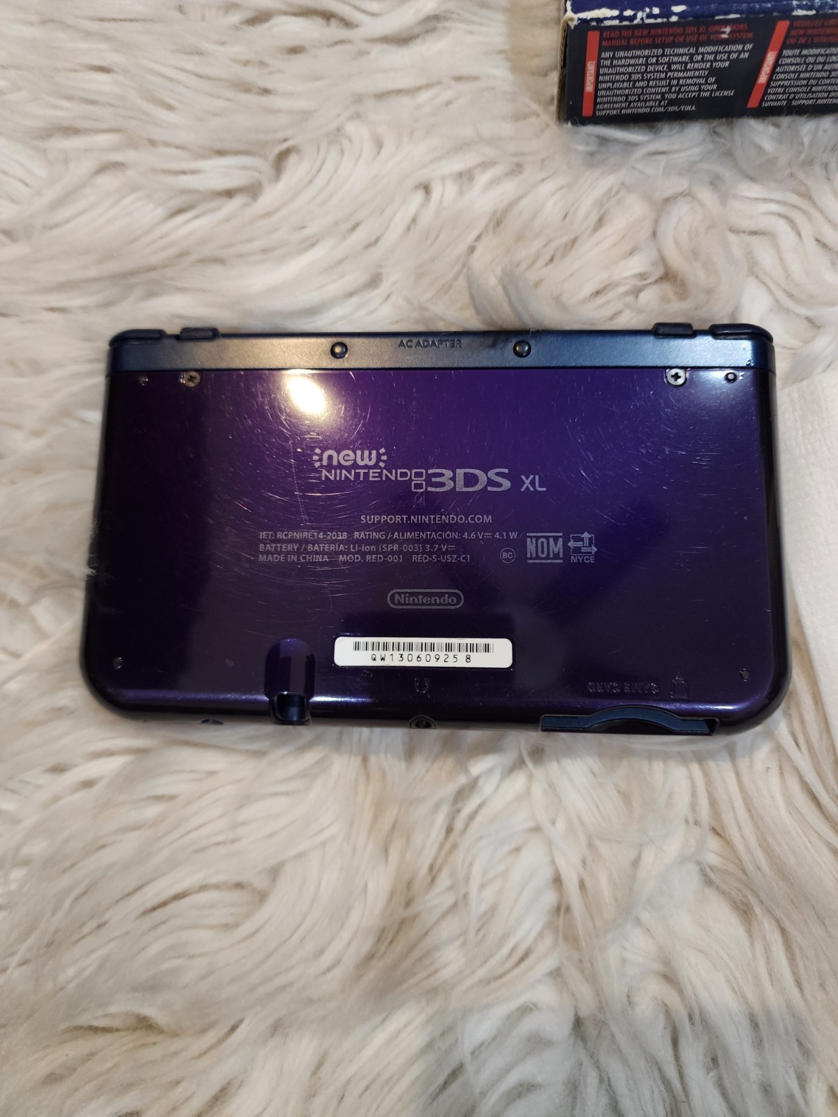 New Nintendo 3DS XL Galaxy Edition Handheld System w/ box and charger
