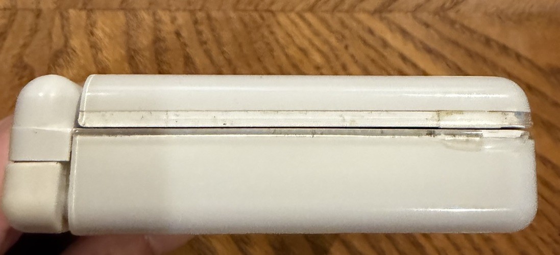 Nintendo DS Lite Console USG-001 w/ Hard Case Polar White No Charger Works