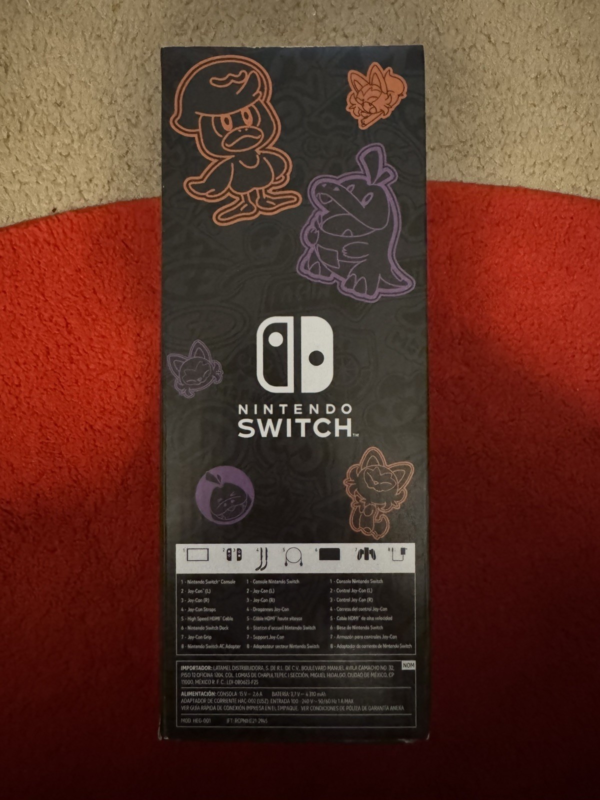 Nintendo Switch OLED Pokemon Scarlet and Violet USA Edition Console Brand New