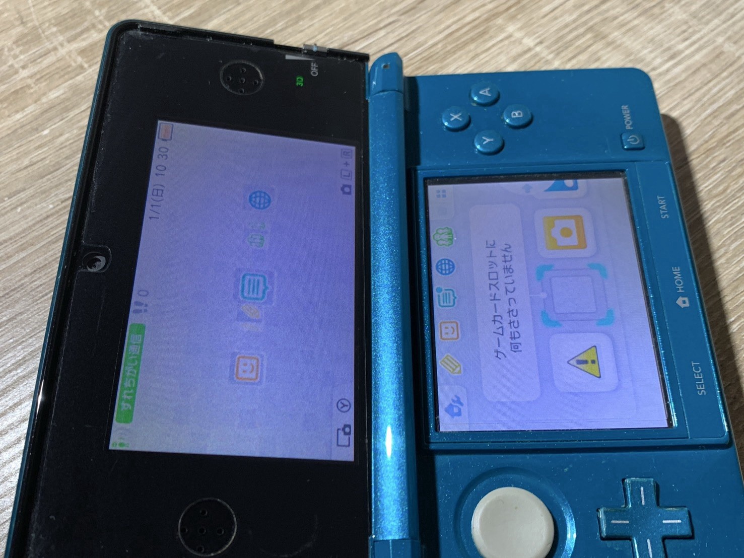 2524 Nintendo 3DS Aqua Blue Very Good TESTED