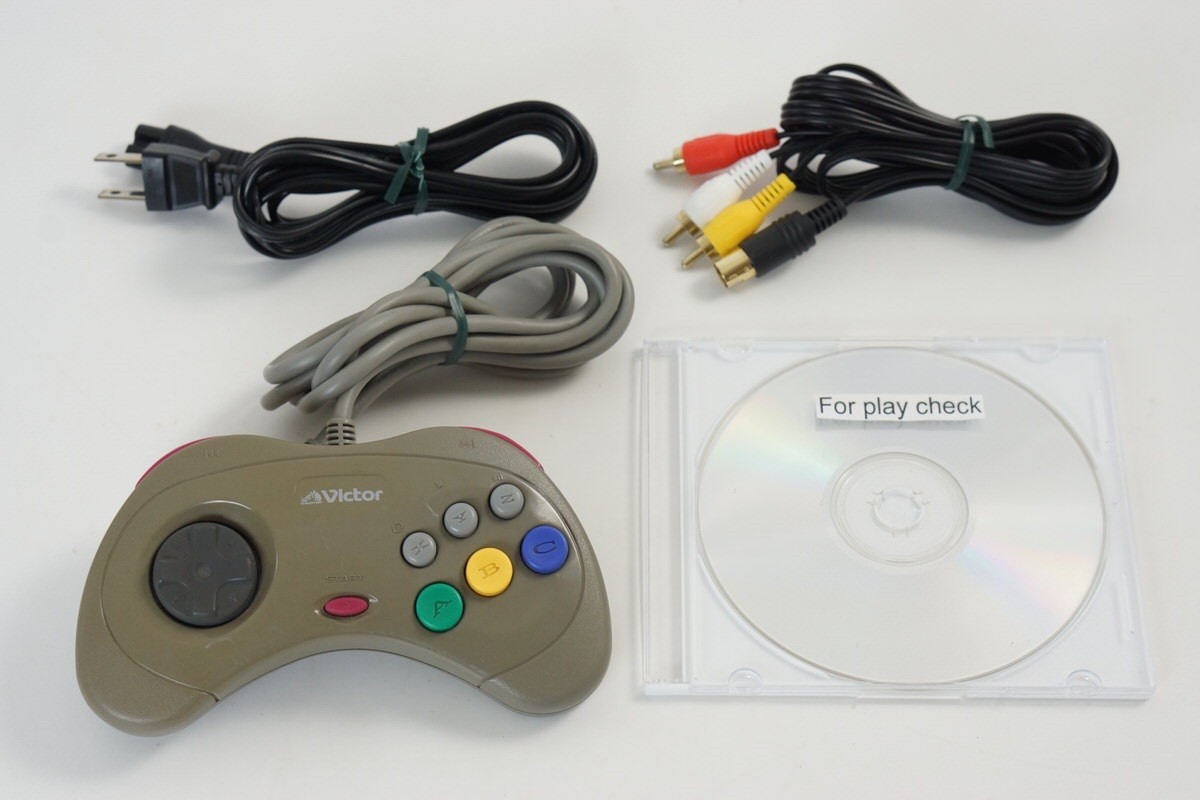 VICTOR V SATURN Console RG-JX2 Tested System “NTSC-J” JAPAN Game 12343210