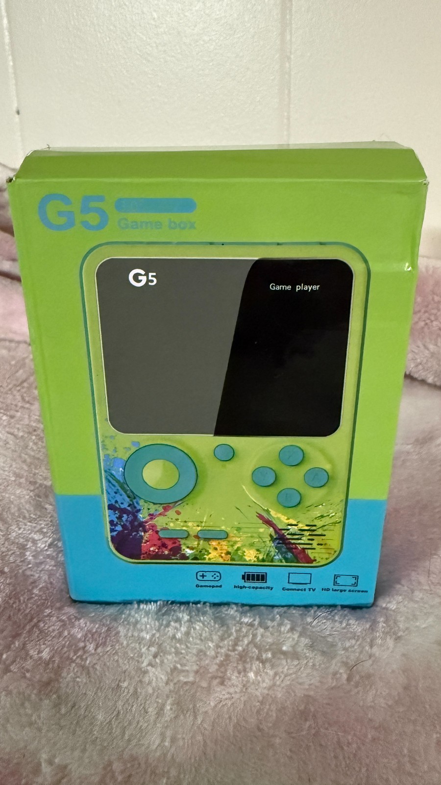 G5 Game Box Handheld Player 3.0″ Screen 500 Games Built-In Retro – Brand New