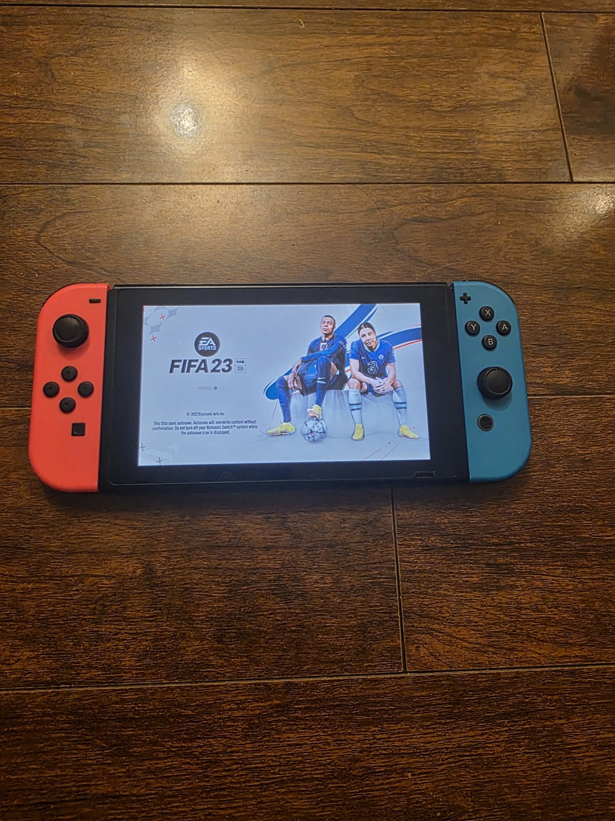 Nintendo Switch with Neon Blue and Neon Red Joy-Con (HAC-001-01)