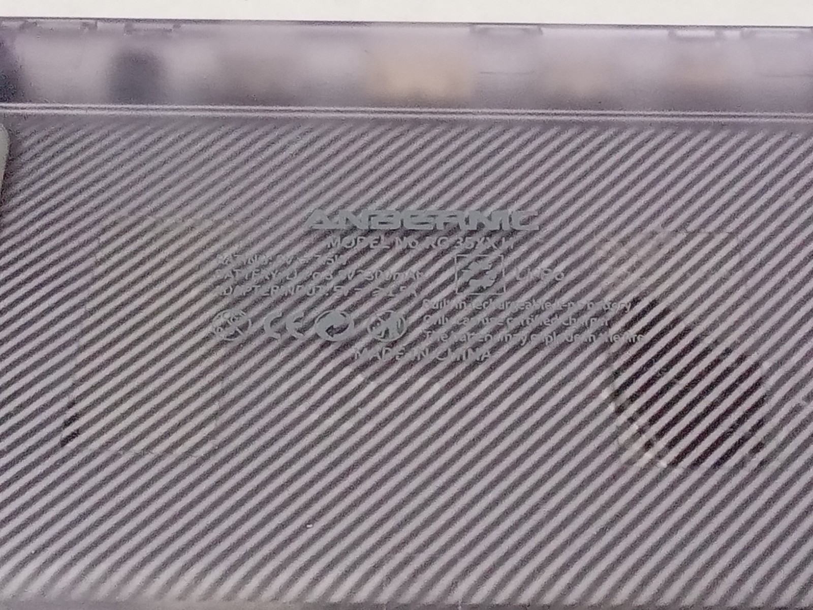 Anbernic RG35XX H Purple Handheld Game Console Linux (No SD Cards)