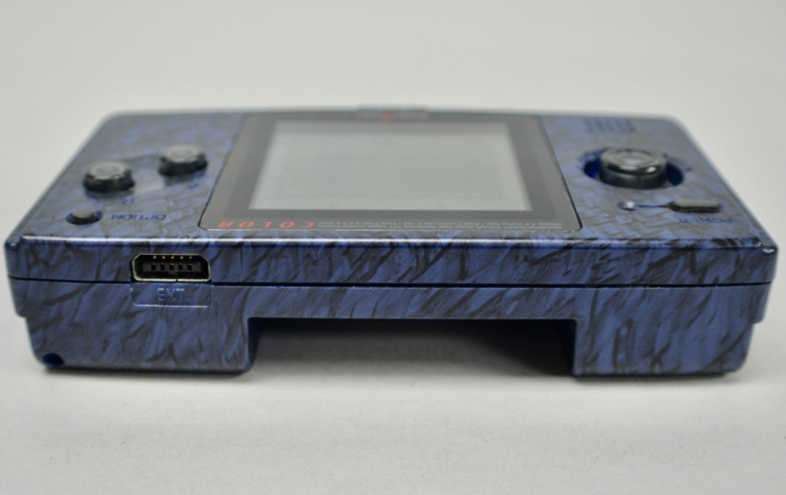 NeoGeo Pocket Color Launch Edition Blue Handheld System CIB
