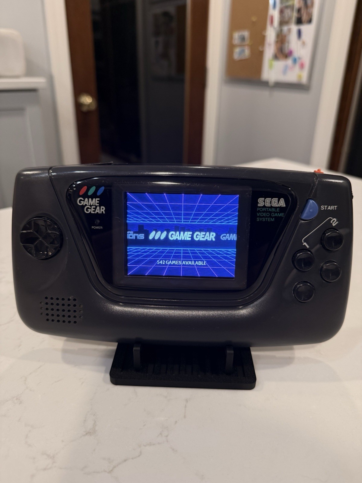 SEGA Game Gear Handheld System – Black, Running RPI