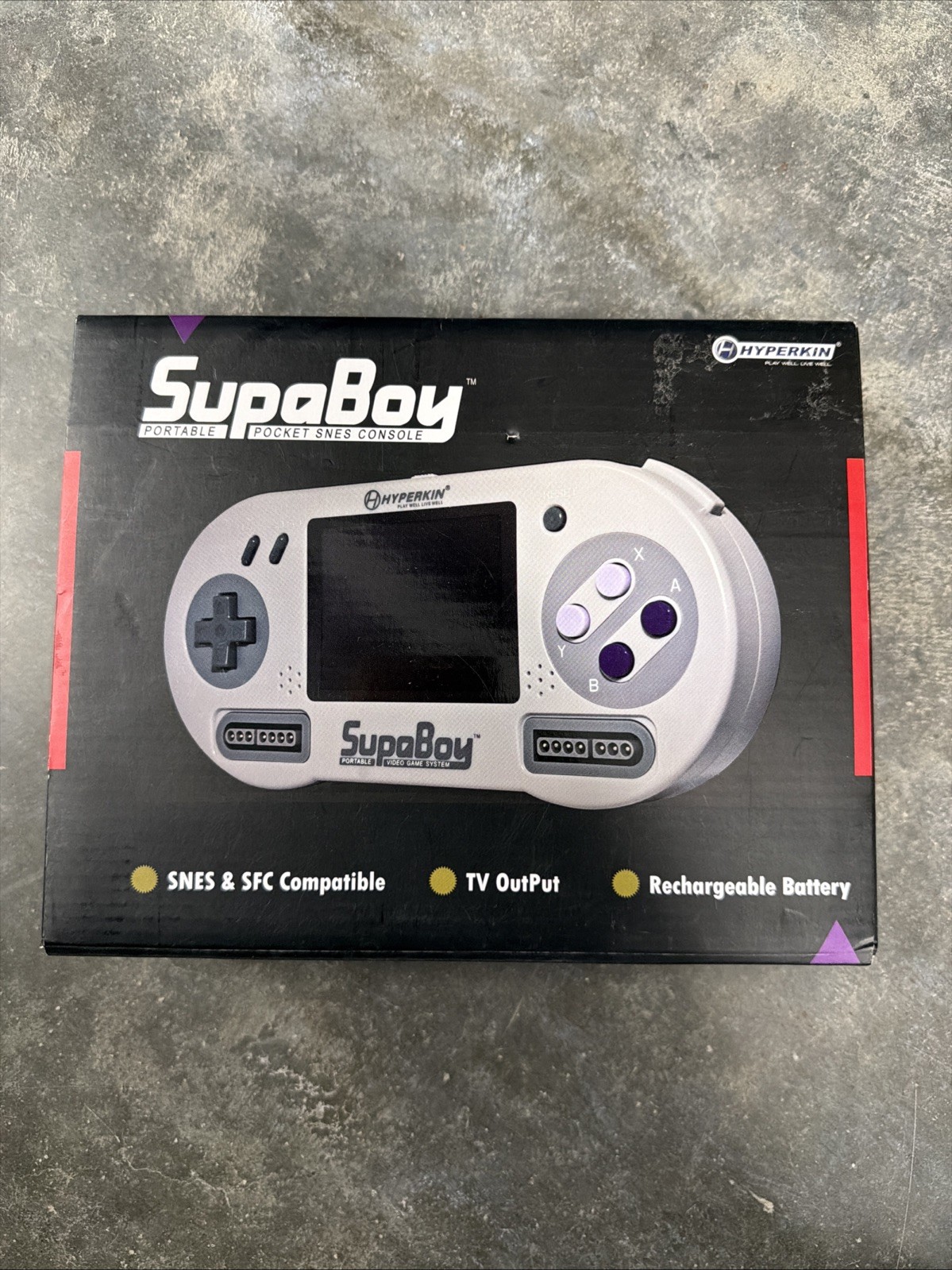 HYPERKIN SupaBoy Portable Pocket SNES Console New