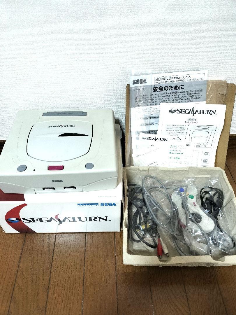 Sega Saturn Console HST-0019 NTSC-J Boxed with Accessories Tested Japan