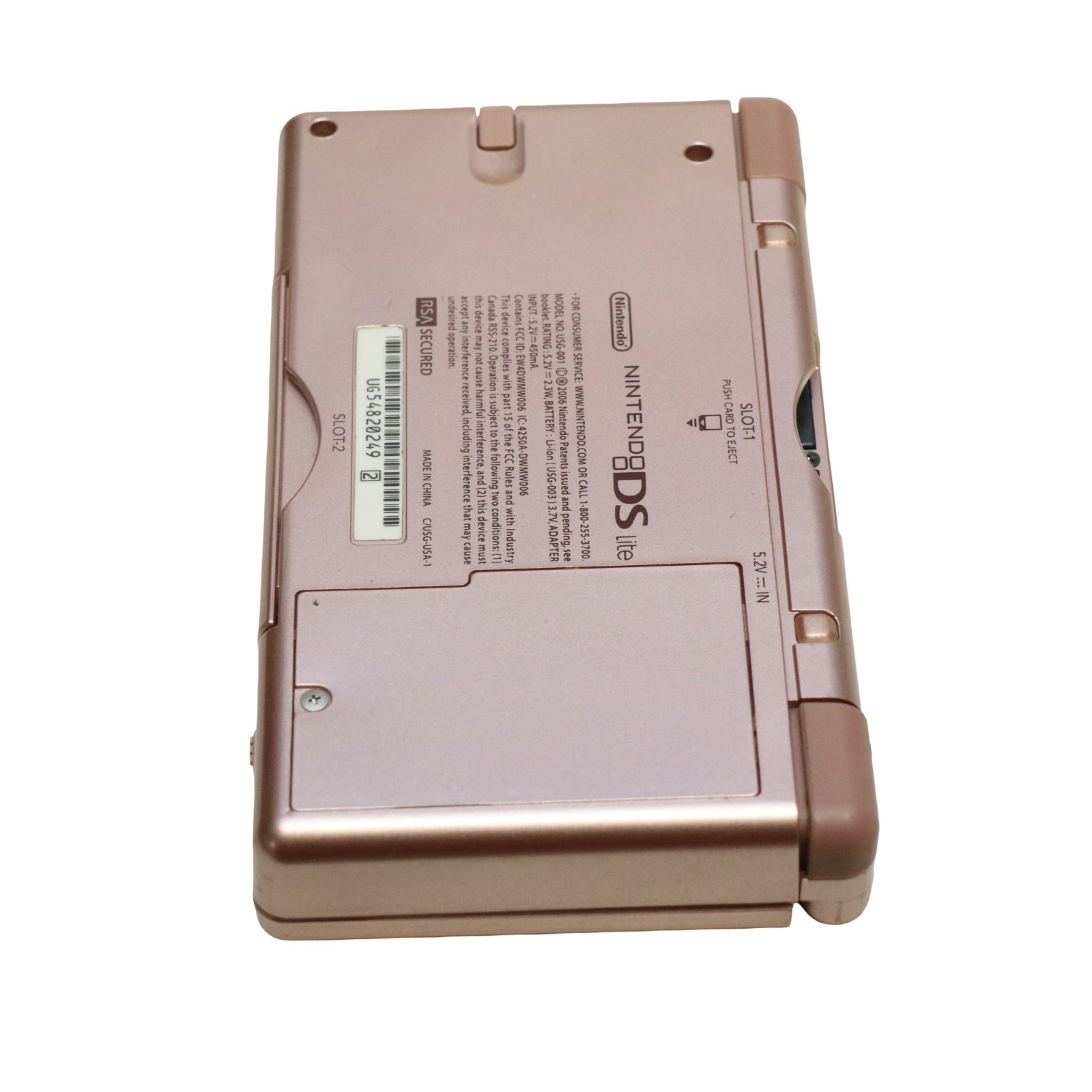 Nintendo DS Lite Handheld Console – Metallic Rose 100% Working Tested