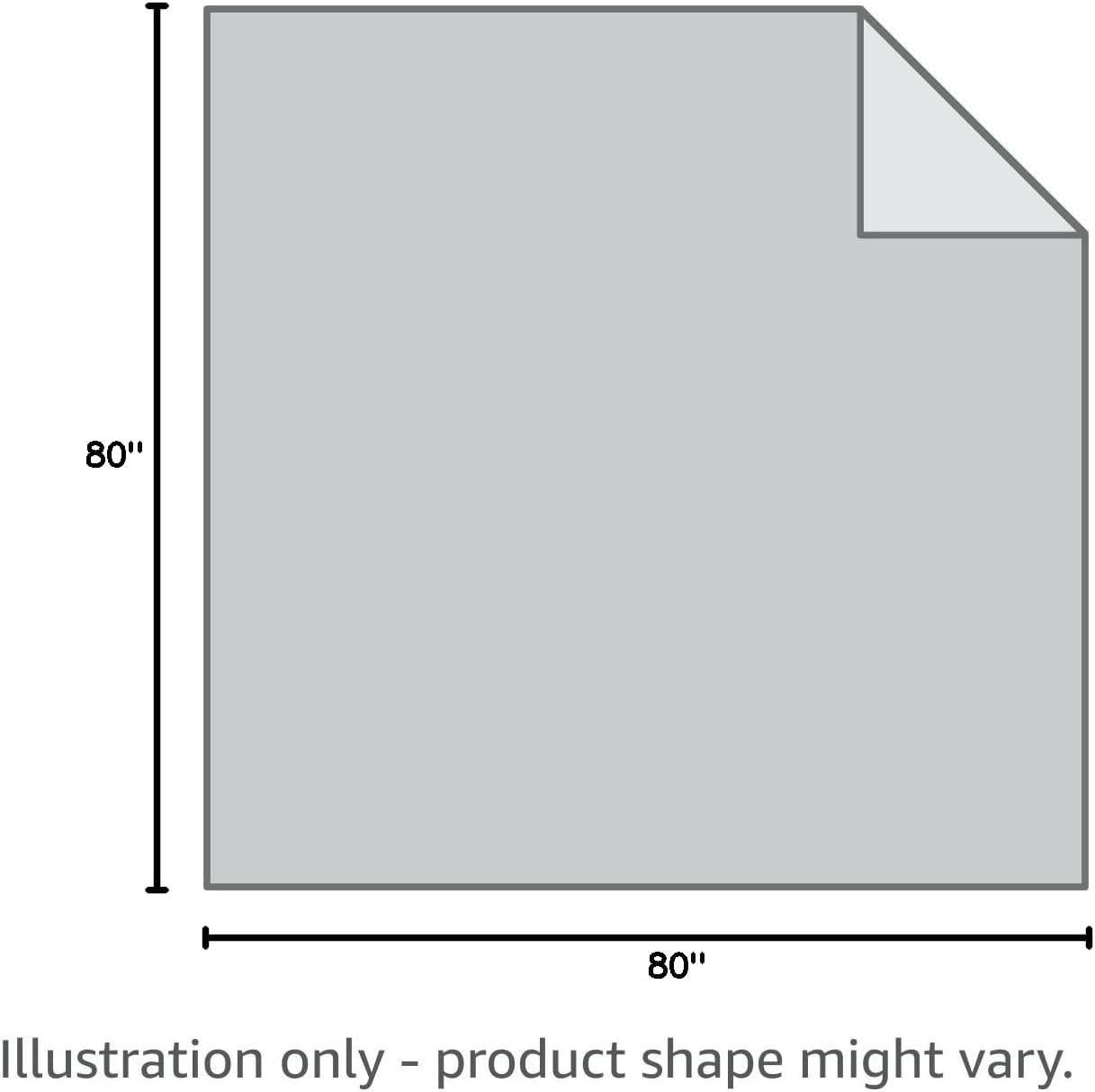Extra Large Picnic Blanket Outdoor 80”X80” Waterproof Picnic Mat Foldable 3-Laye