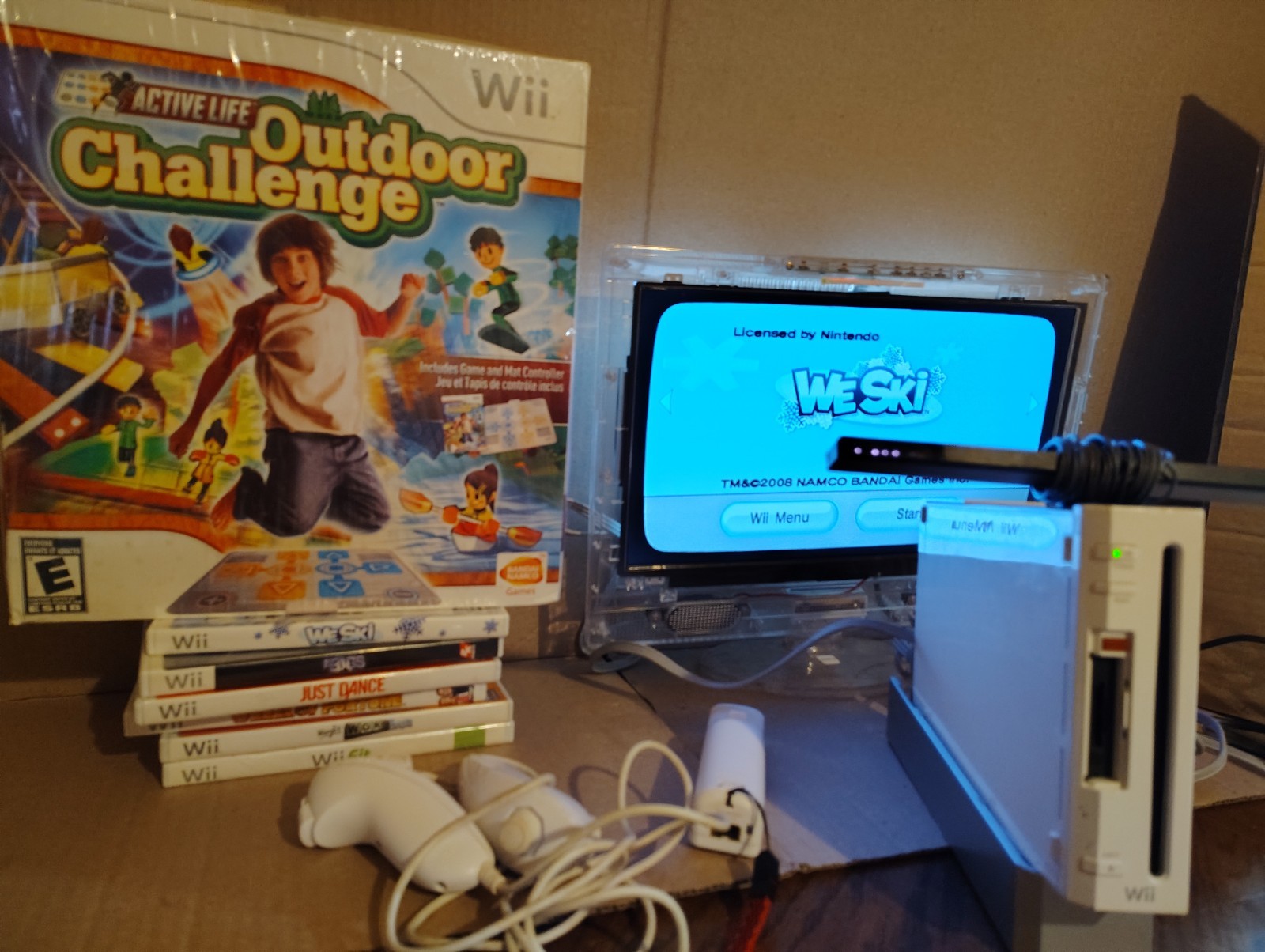 nintendo wii console bundle lot Outdoor Challenge New In The Box