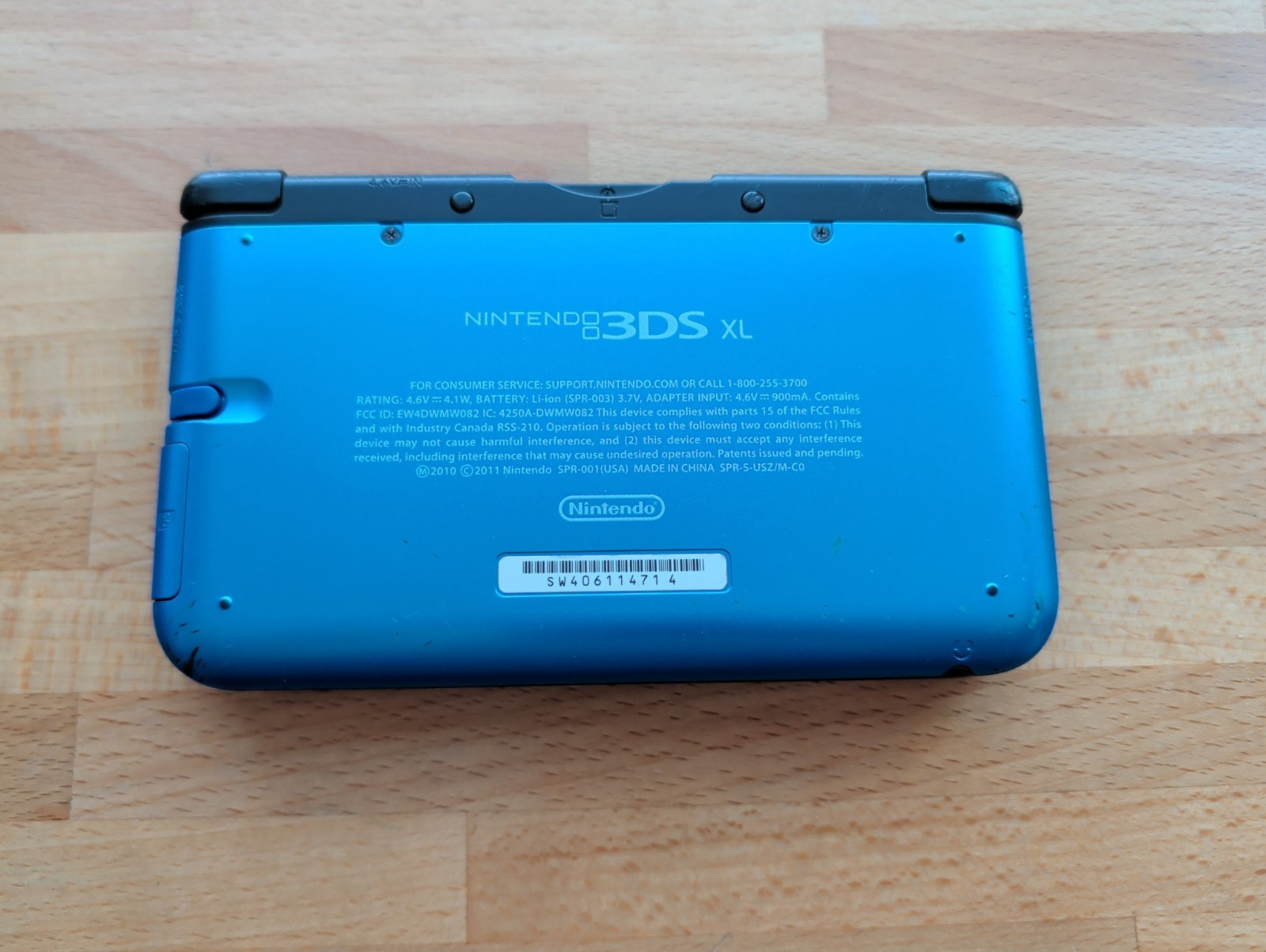 Nintendo 3DS XL Blue Handheld System Console TESTED AND Works