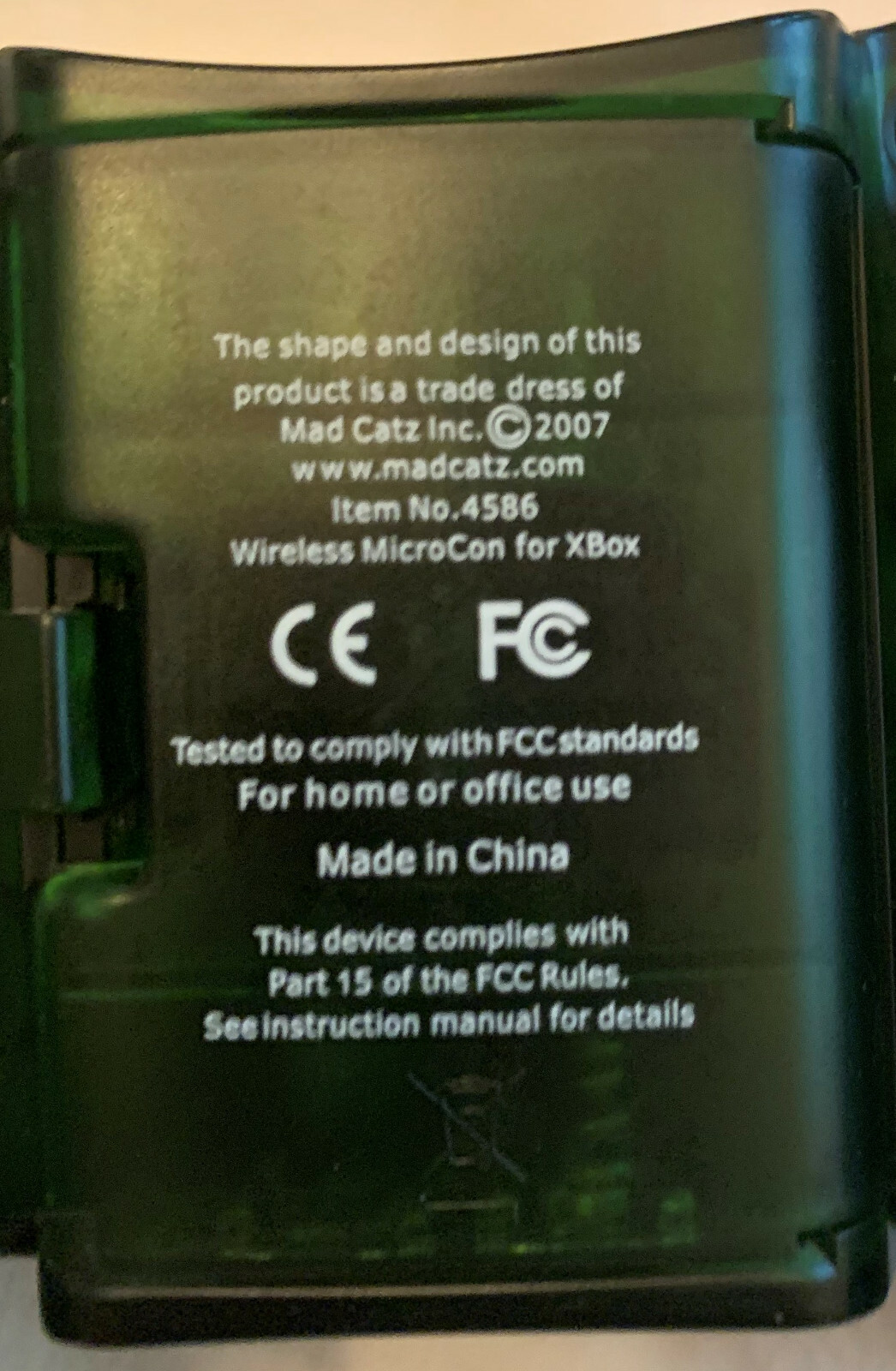 Microsoft Xbox Console Mad Catz Controller S DVD Remote, DVD Movie Playback