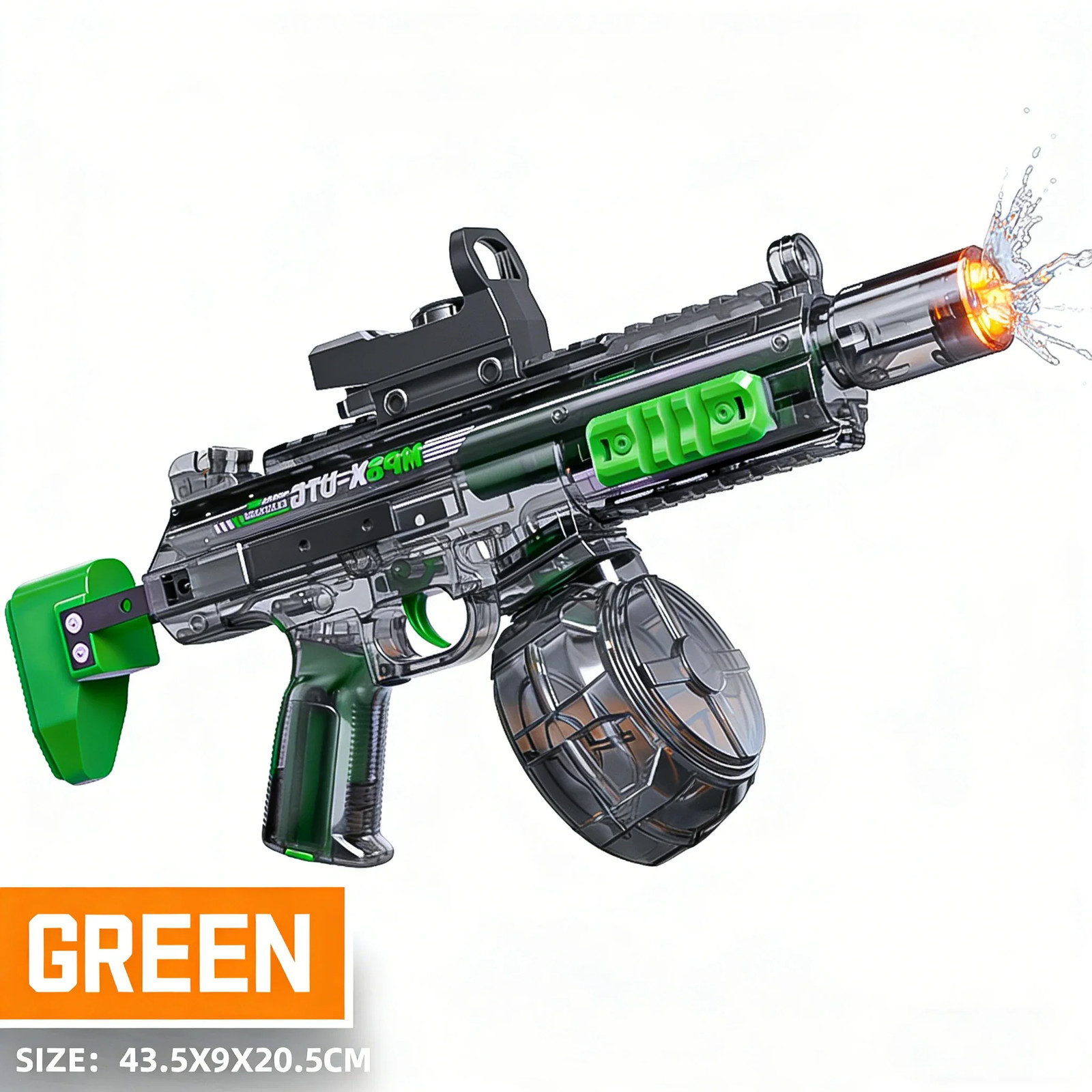 Simulated Firing and Recoil Electric Water Gun Toys Children Automatic Sensor Li