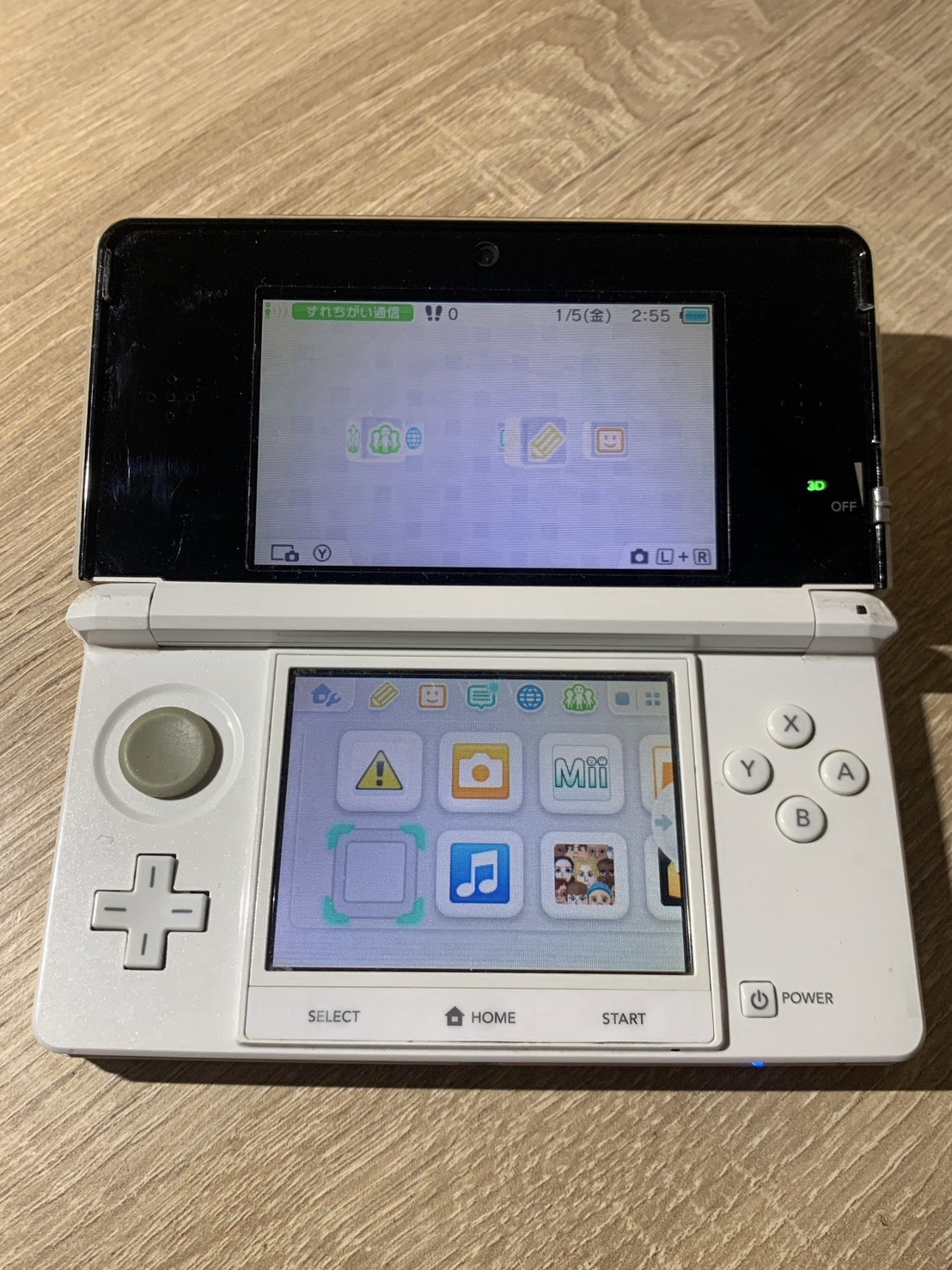 1744 Nintendo 3DS Ice White Good TESTED