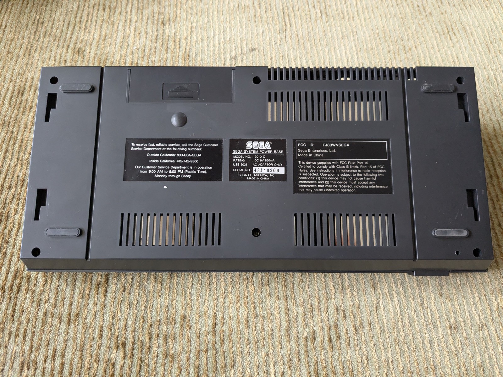 Sega Master System Console Sega Scope 3-D Complete CIB Rare Variant SegaScope