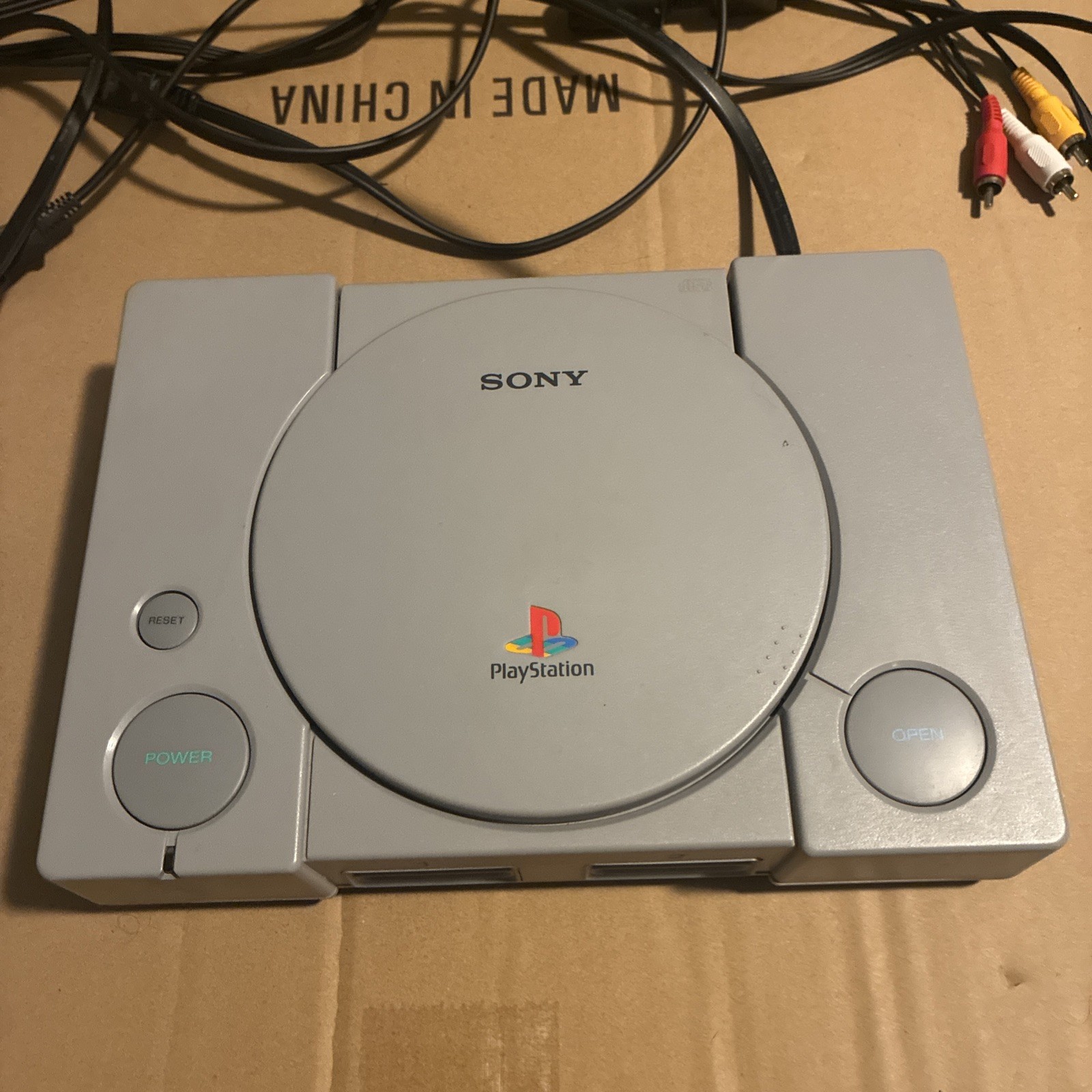 Sony PlayStation 1 Video Game Console – Gray tested/works