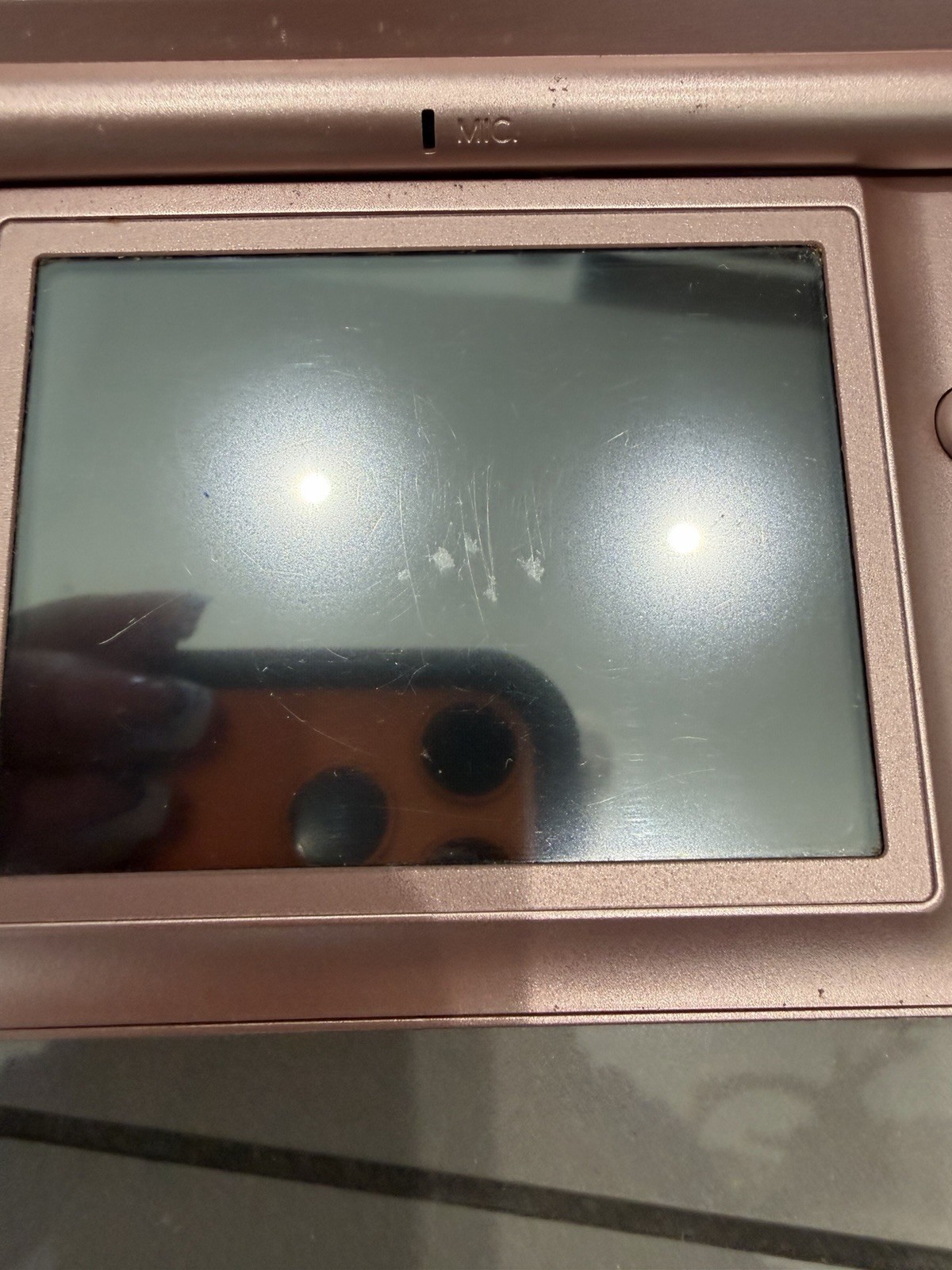 FOR PARTS/REPAIR Nintendo DS Lite USG-001 Pink Handheld Console *READ*