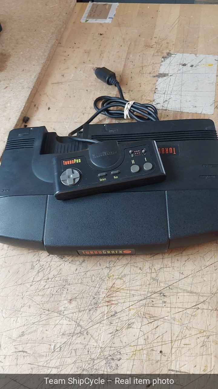 NEC TurboGrafx16 TG16 Console W AV Mod Controller Extension Keith Coura G2U