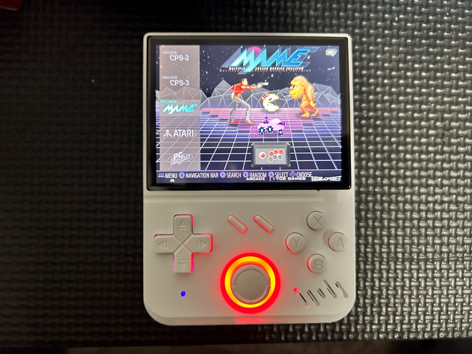 MODE MY MINI GAMING HANDHELD (WHITE) 64GB GAME CARD (2 GAME BUNDLE) GXRG