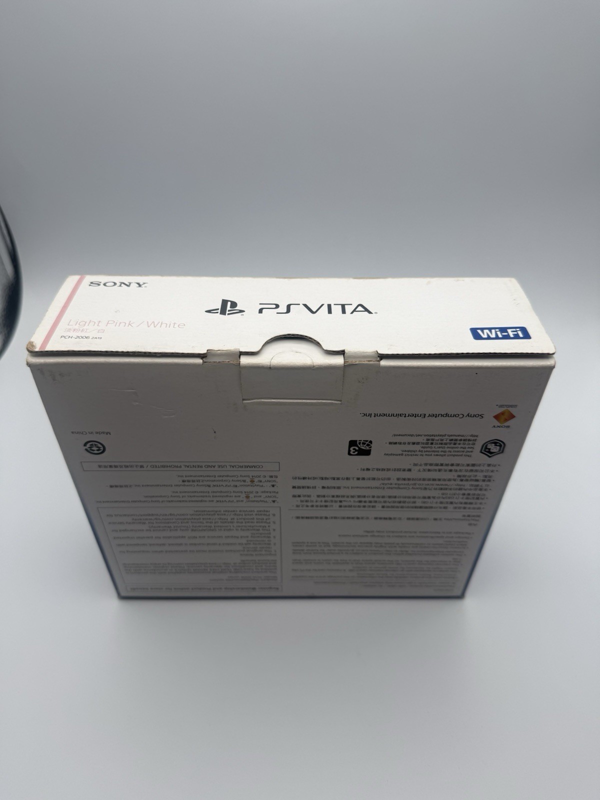 PS Vita Light Pink White PCH 2006 COMPLETE Console Charger Sony PS Vita Slim CIB