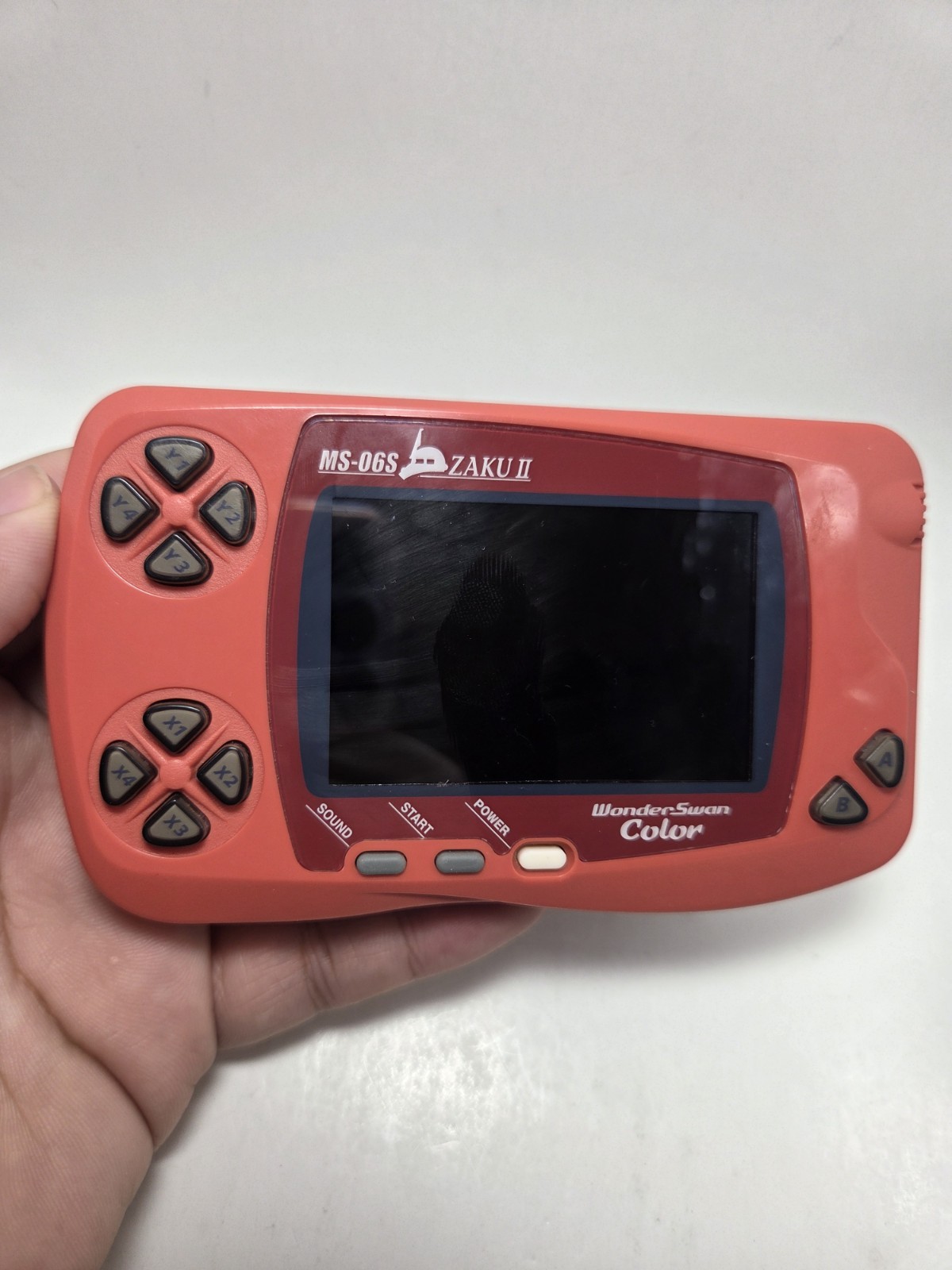 WonderSwan Color MS-06S ZAKU II Zaku Version Console Only Bandai Gundam Working