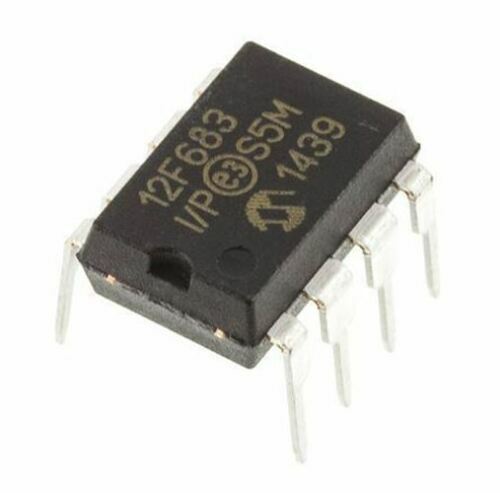 5pcs Microchip PIC12F683-I/P 8bit PIC Microcontroller 20MHz 2048 x 14 words 256B