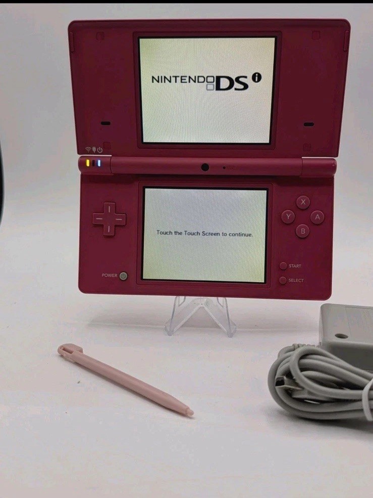Nintendo DSi Hot Pink Console Bundle w/ Charger & 16GB SD Card