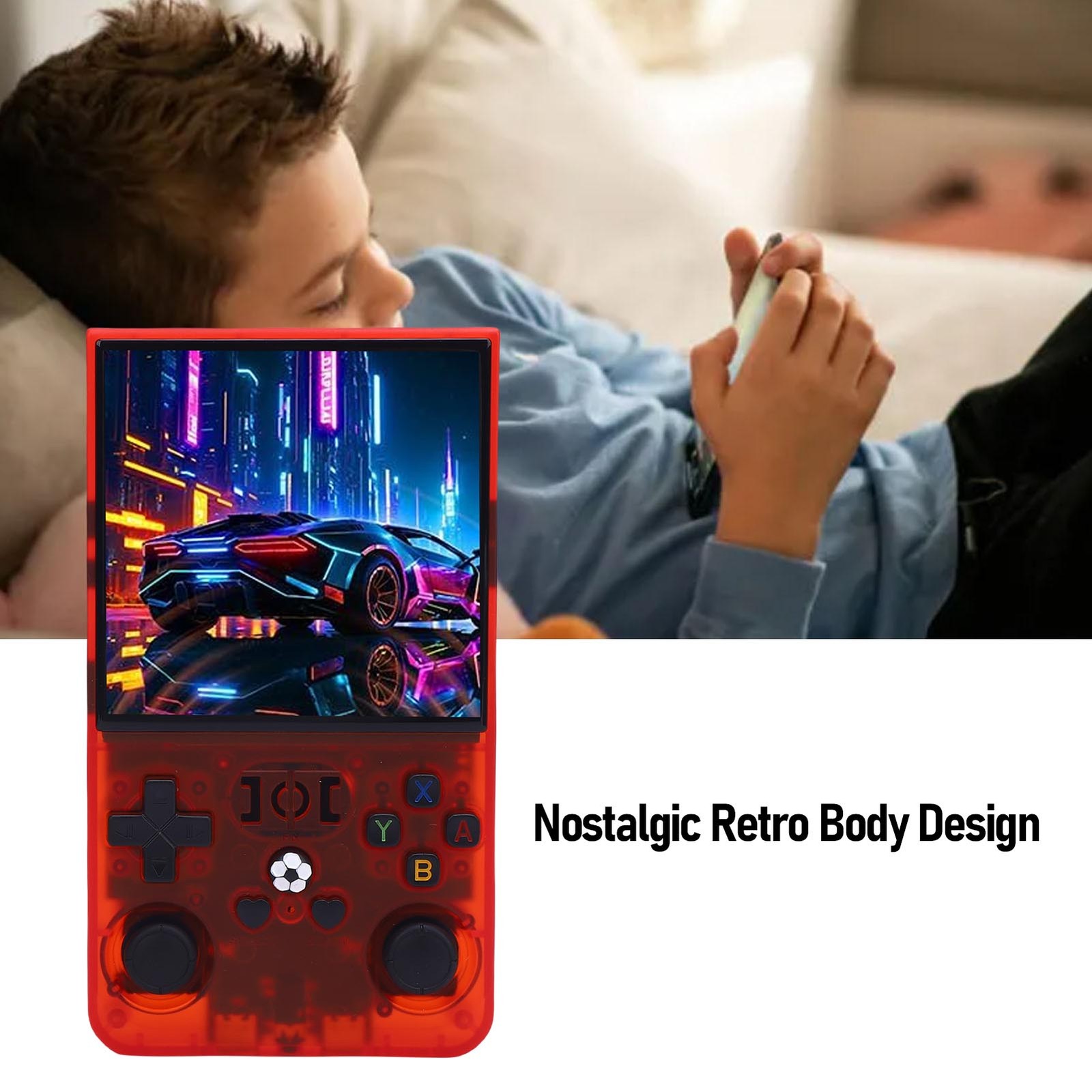 Handheld Game Console For System Open Source 4 Inch Screen 720×720 Po LIZZ