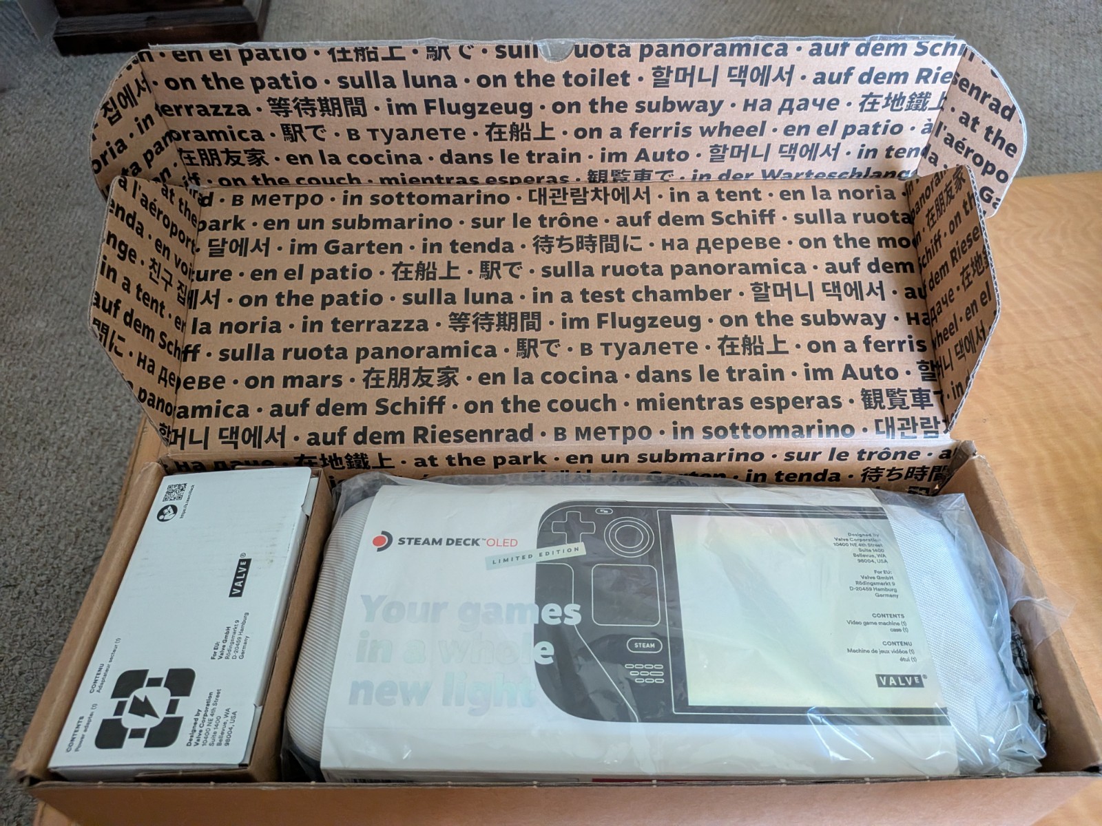 Valve Steam Deck OLED 1TB Handheld Console White LIMITED EDITION