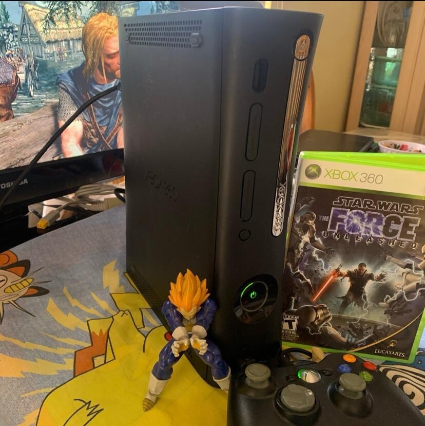 Microsoft Xbox 360 ELITE Go Big Core Black Video Game Console System 4GB HDMI