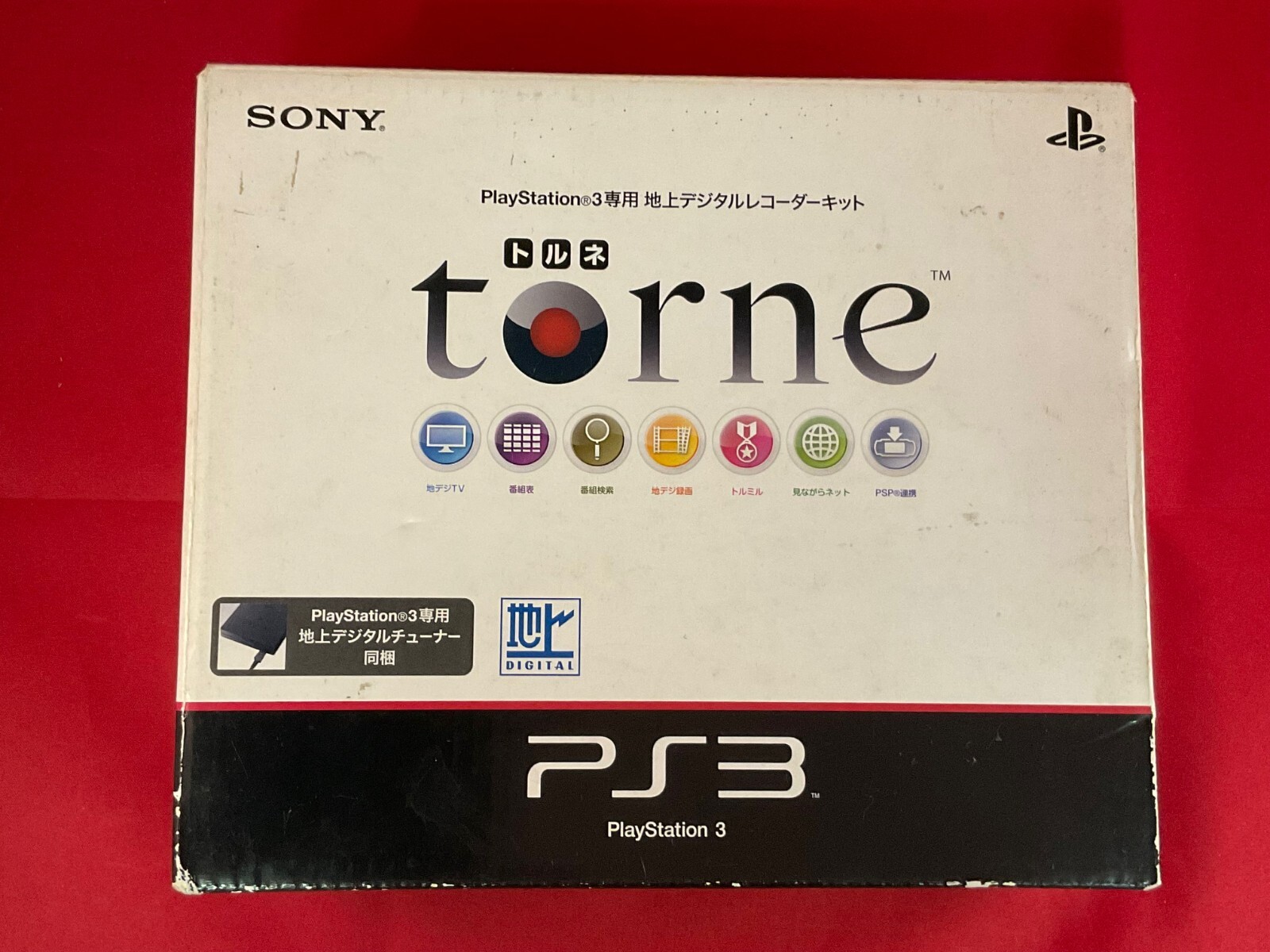 Torne TV Tuner (Sony Playstation 3 PS3) CECH-ZD1J Japan Complete CIB
