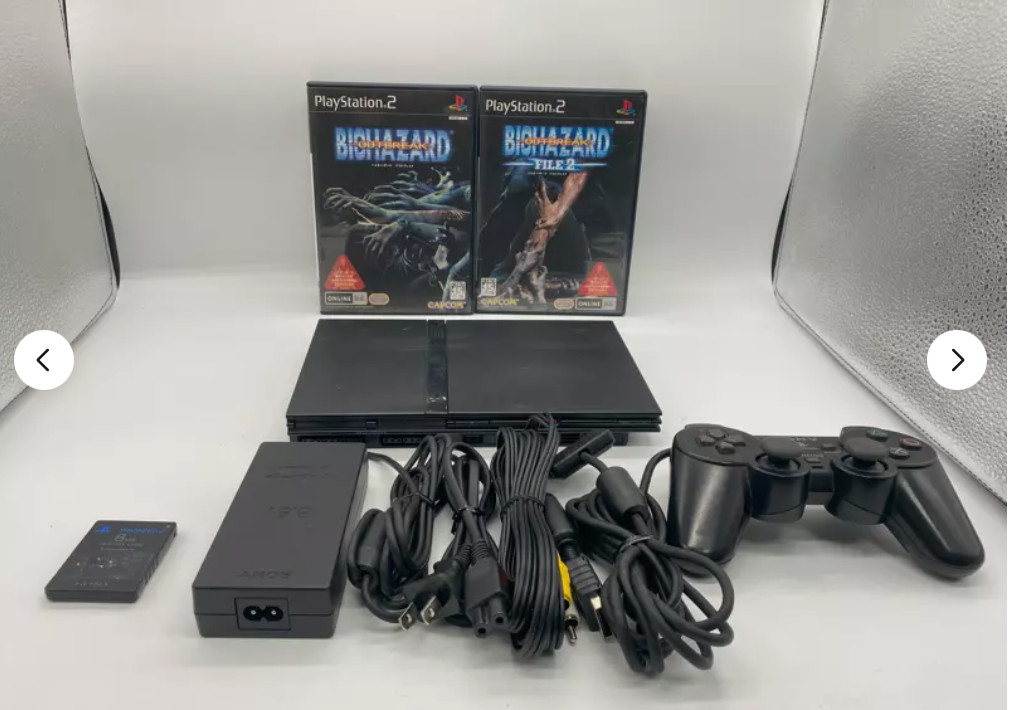 PS2 Playstation 2 Outbreak1.2 Slim Console Black CB SCPH-70000